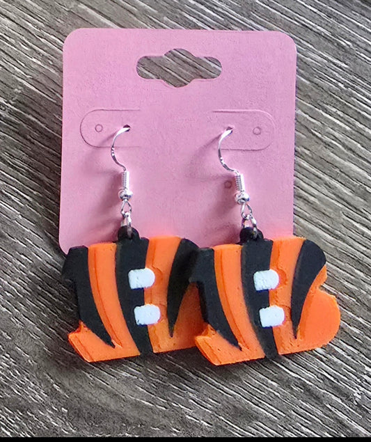 Bengals earrings
