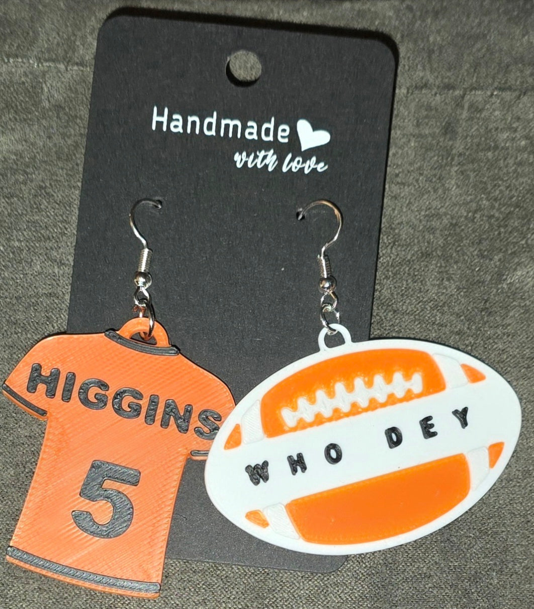 Bengals earrings