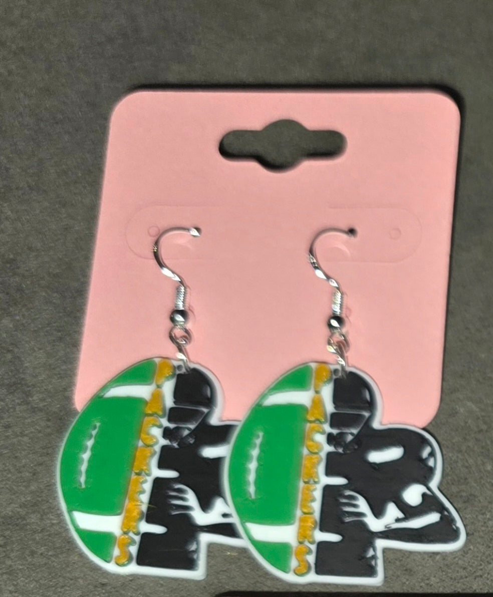 Green Bay earrings