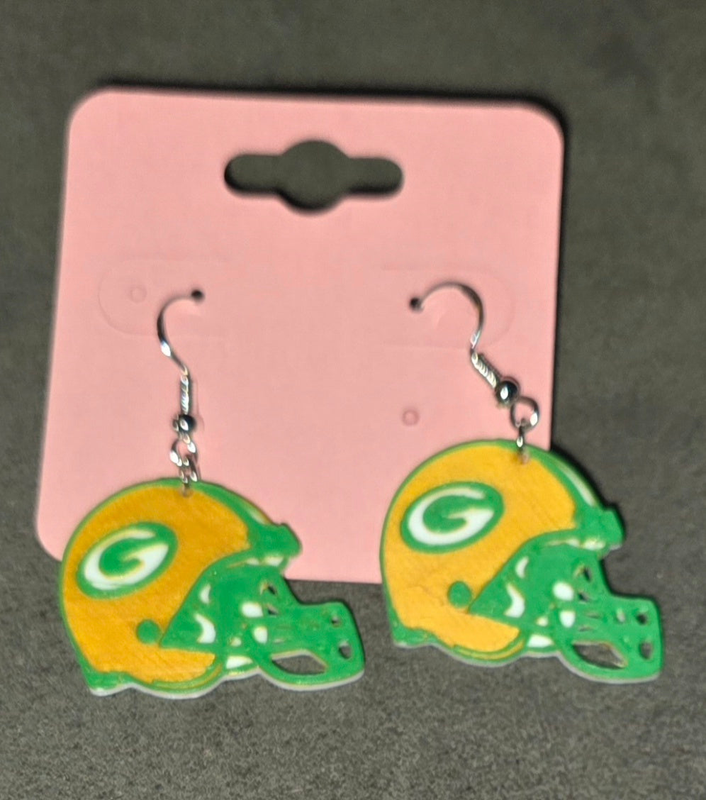 Green Bay earrings